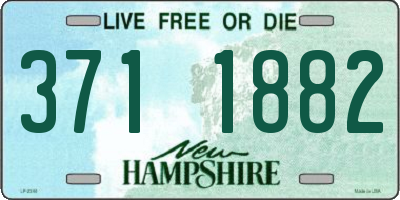 NH license plate 3711882
