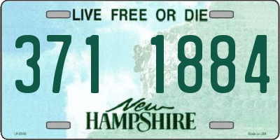 NH license plate 3711884