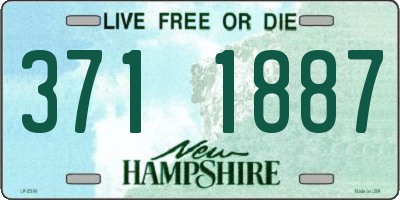 NH license plate 3711887