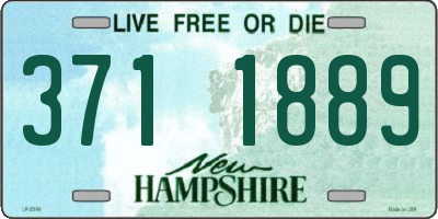 NH license plate 3711889