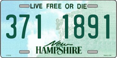 NH license plate 3711891