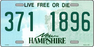 NH license plate 3711896