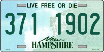 NH license plate 3711902