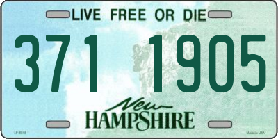 NH license plate 3711905