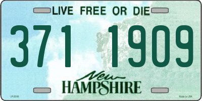 NH license plate 3711909