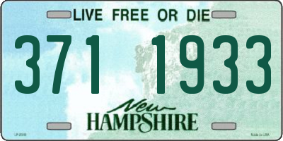 NH license plate 3711933
