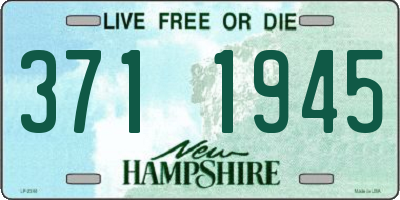 NH license plate 3711945