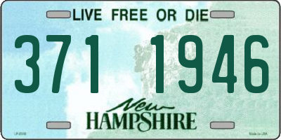 NH license plate 3711946