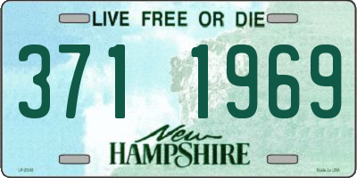 NH license plate 3711969