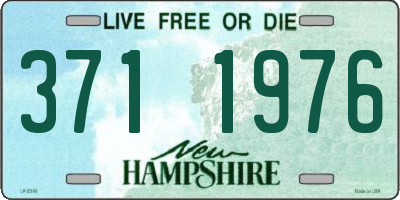 NH license plate 3711976