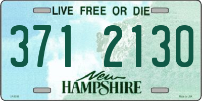 NH license plate 3712130