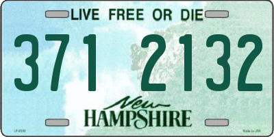 NH license plate 3712132