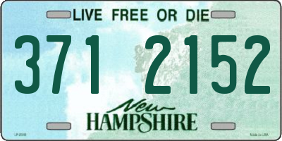 NH license plate 3712152