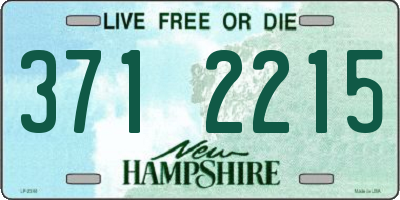 NH license plate 3712215
