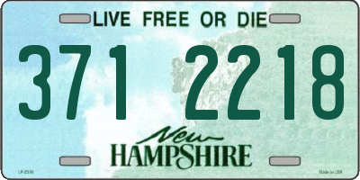 NH license plate 3712218