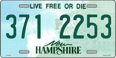 NH license plate 3712253