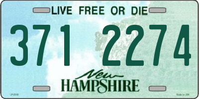 NH license plate 3712274