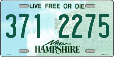 NH license plate 3712275