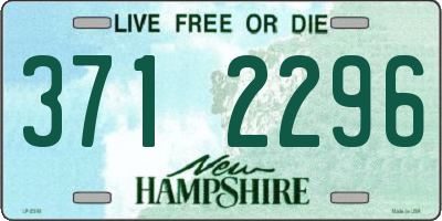 NH license plate 3712296