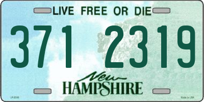 NH license plate 3712319