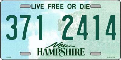 NH license plate 3712414