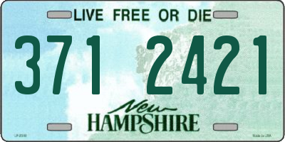 NH license plate 3712421