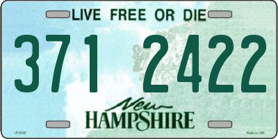 NH license plate 3712422