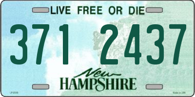 NH license plate 3712437