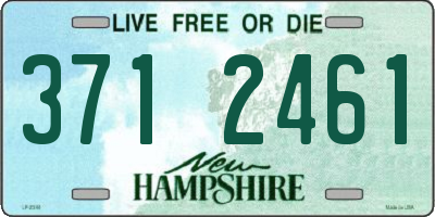 NH license plate 3712461
