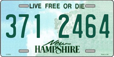 NH license plate 3712464