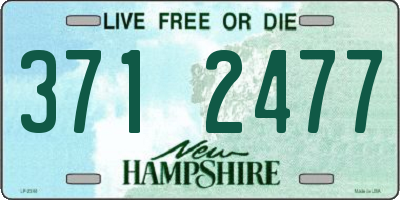 NH license plate 3712477