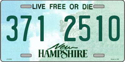 NH license plate 3712510