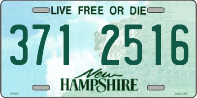 NH license plate 3712516