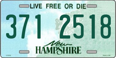 NH license plate 3712518