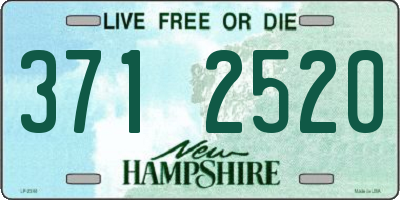 NH license plate 3712520