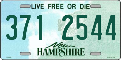 NH license plate 3712544