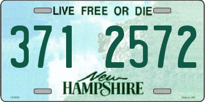 NH license plate 3712572