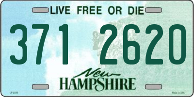 NH license plate 3712620