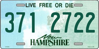 NH license plate 3712722