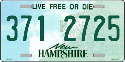 NH license plate 3712725