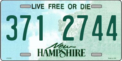 NH license plate 3712744