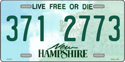NH license plate 3712773