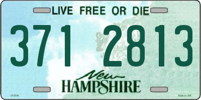 NH license plate 3712813