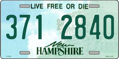 NH license plate 3712840