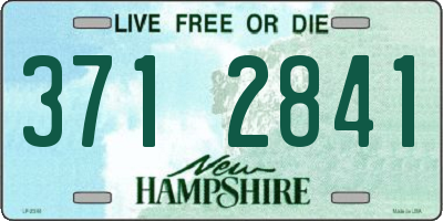 NH license plate 3712841