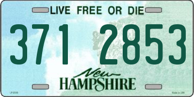 NH license plate 3712853