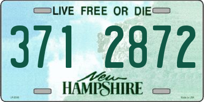 NH license plate 3712872