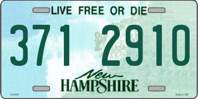 NH license plate 3712910