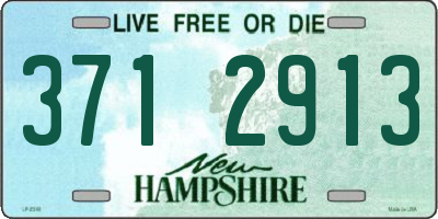 NH license plate 3712913