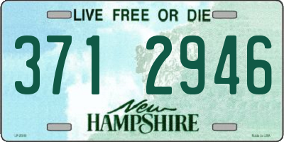 NH license plate 3712946